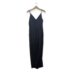 chinese dress ladies Beaded Strapless Velvet Slit Gown by Amelia Couture 5051 12 / Dusty Rose
